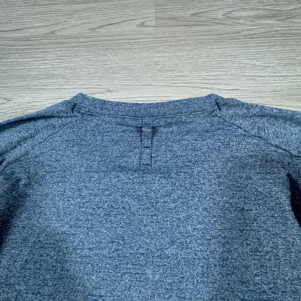 Lululemon Men's Shirt Metal Vent Tech LA Clippers Blue Heathered Size XL - Picture 6 of 6